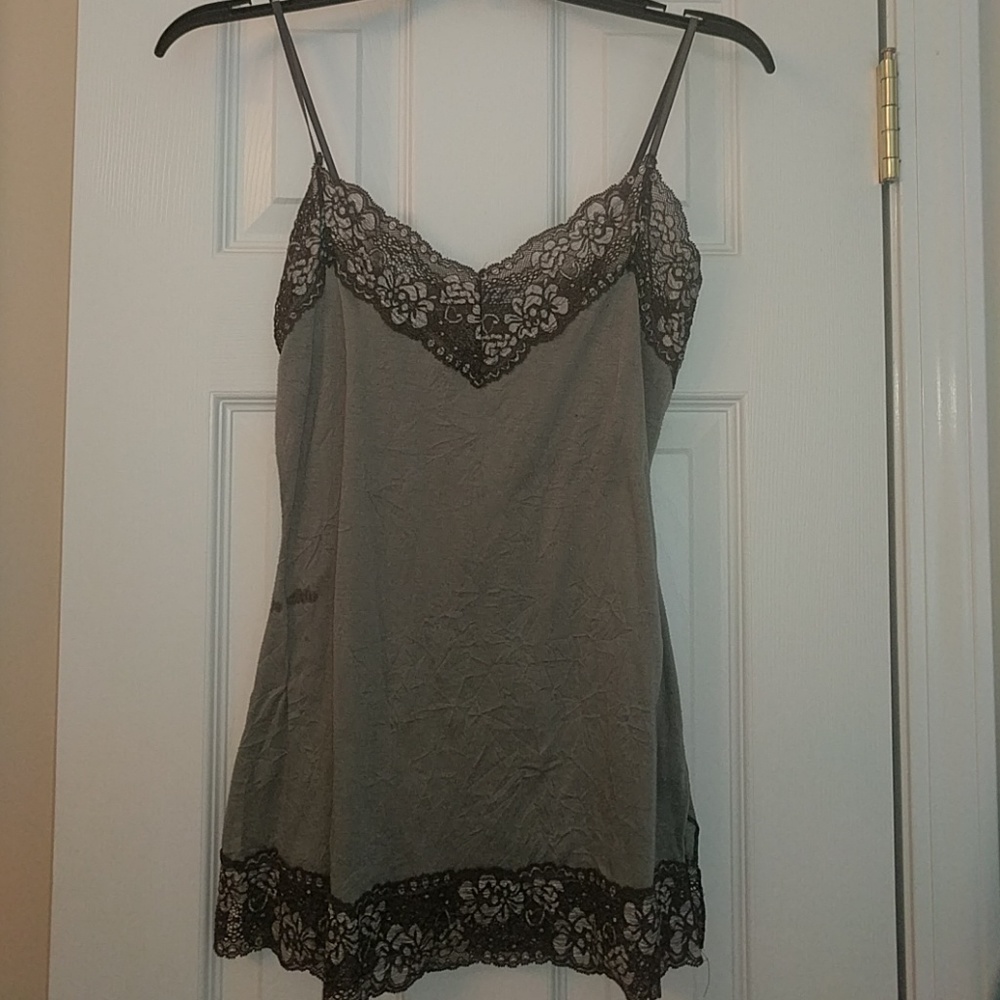 Charlotte Russe Lace Tank Top